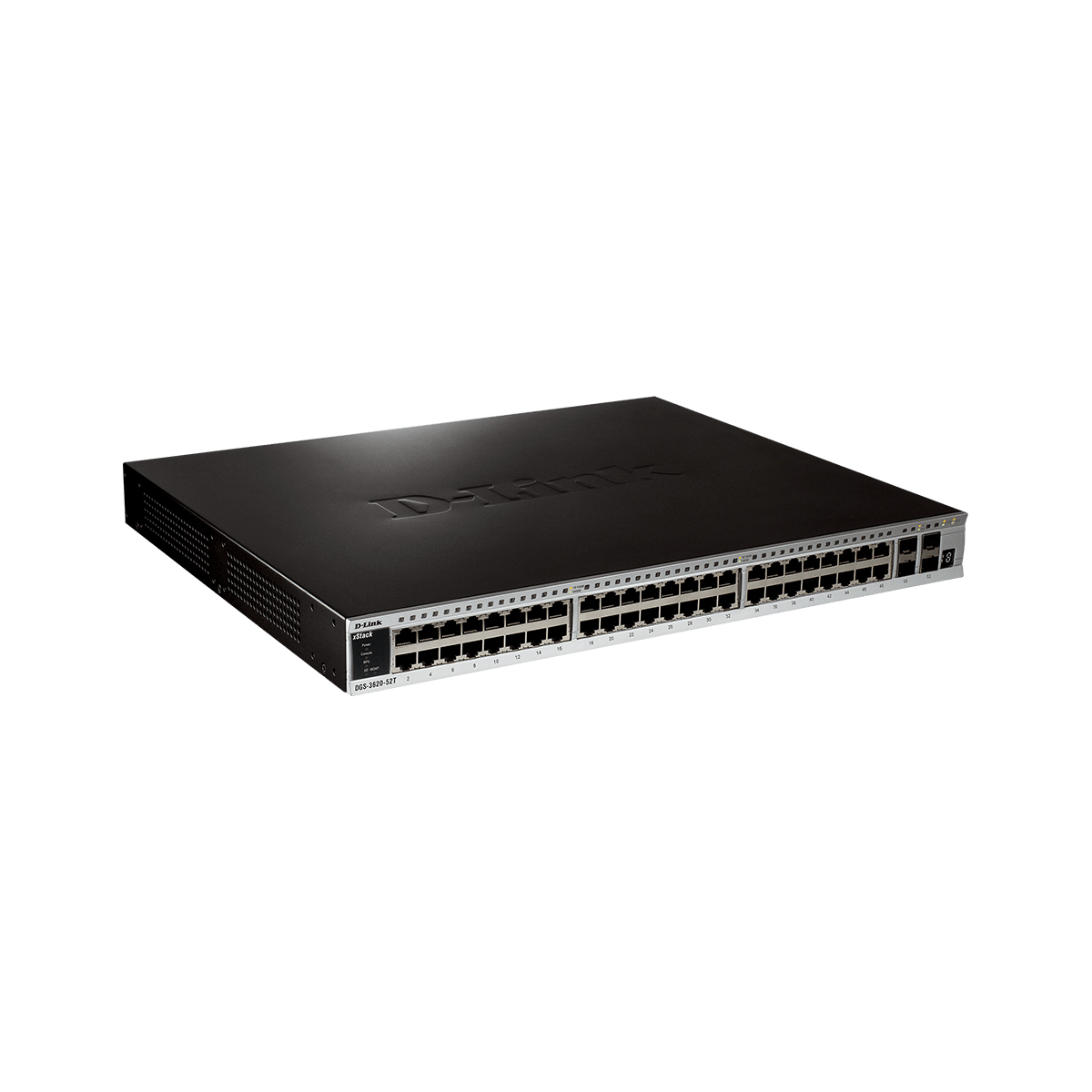سوئیچ شبکه مدیریتی 48 پورت + 4 پورت SFP دی لینک مدل DGS-3620-52T-2
